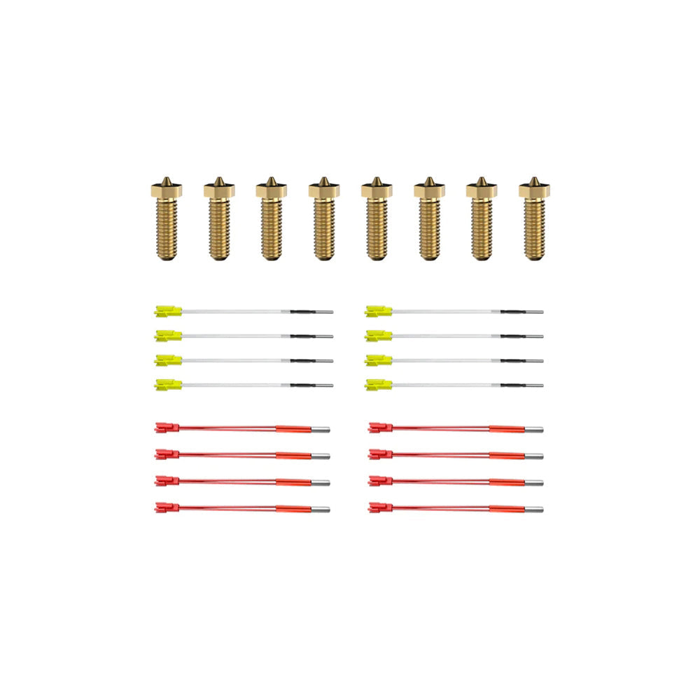 SR heating rod / temperature sensor / nozzle combination kit